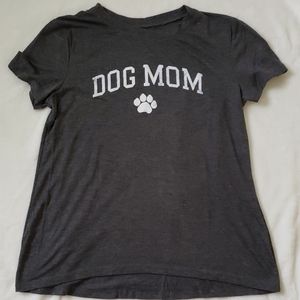 Dog Mom Gray Tee